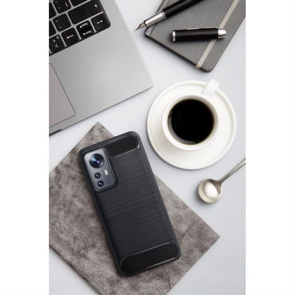 Husă CARBON pentru XIAOMI Redmi NOTE 12 PRO 4G negru