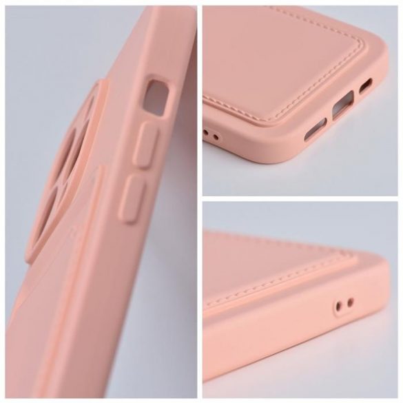 Husa CARD pentru IPHONE 15 roz