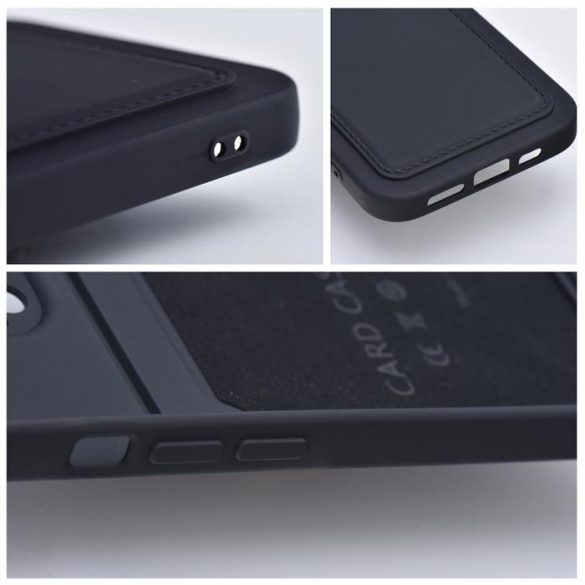 Husa CARD pentru IPHONE 15 PLUS neagra