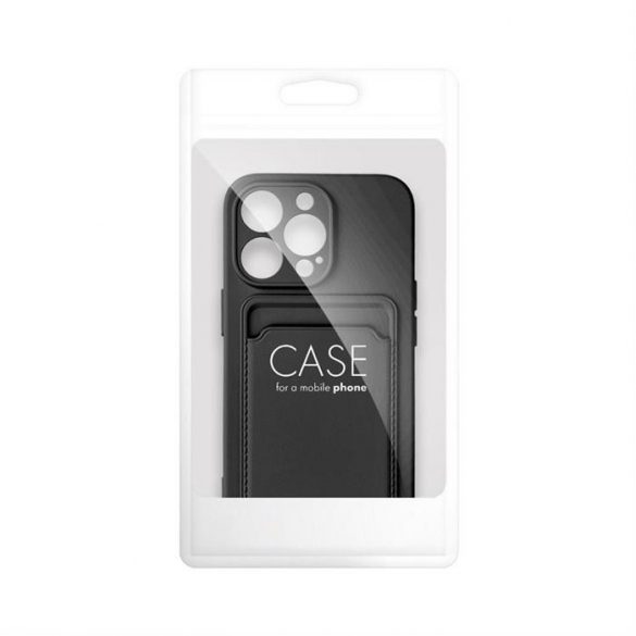 Husa CARD pentru IPHONE 15 PLUS neagra