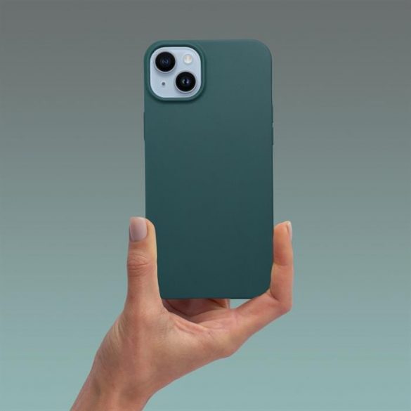 Husa MATT pentru IPHONE 15 Plus verde inchis