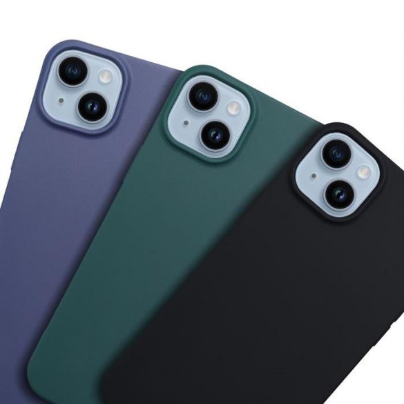 Husa MATT pentru IPHONE 15 Plus verde inchis