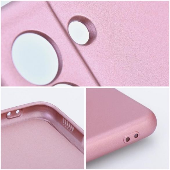 Husa METALICA pentru IPHONE 15 roz