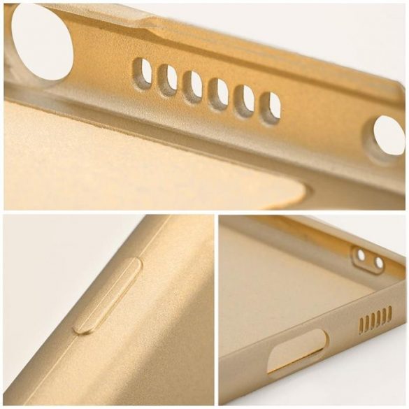 Husa METALICA pentru IPHONE 15 PLUS PLUS aurie