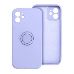 Husa SILICONE RING pentru IPHONE 15 PRO MAX violet