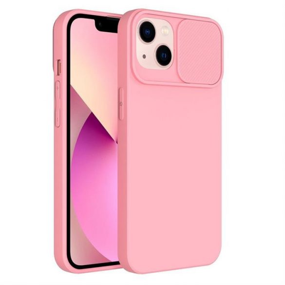 Husa SLIDE pentru IPHONE 15 roz deschis