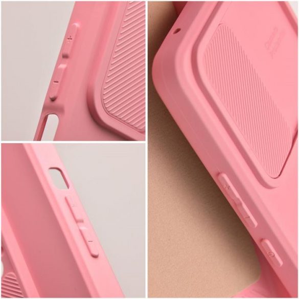 Husa SLIDE pentru IPHONE 15 roz deschis