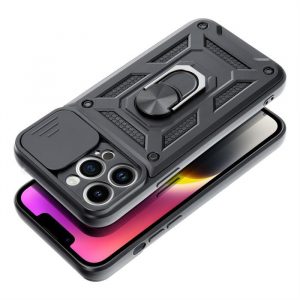 Husa SLIDE ARMOR pentru IPHONE 15 Plus neagra