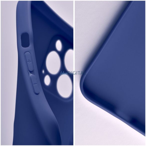 Husa MOALE pentru IPHONE 15 PRO albastru inchis