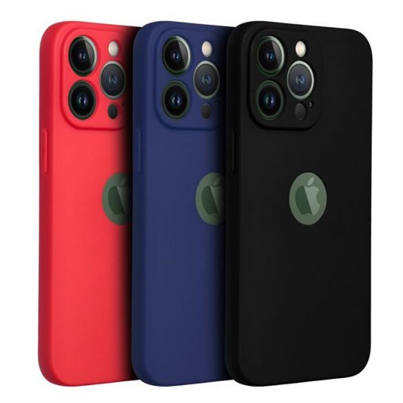 Husa MOALE pentru IPHONE 15 PRO rosie