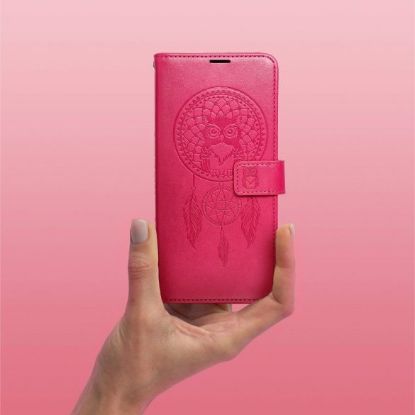 MEZZO husă carte pentru IPHONE 15 Pro Max dreamcatcher magenta