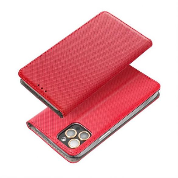 Cartea Smart Case pentru IPHONE 15 rosie