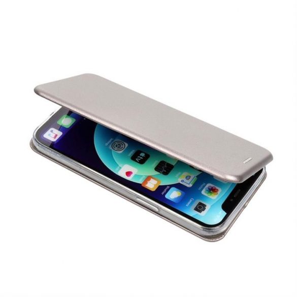 Book Elegance pentru IPHONE 15 PRO MAX gri