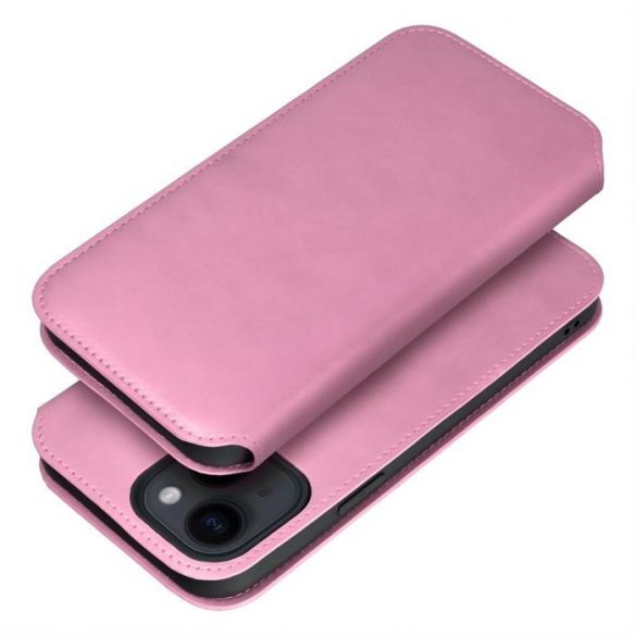 Carte Dual Pocket pentru IPHONE 15 PRO roz deschis