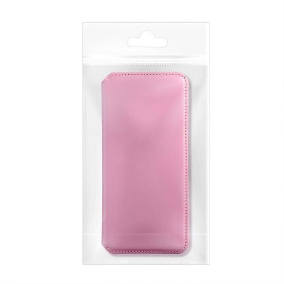 Carte Dual Pocket pentru IPHONE 15 PRO roz deschis