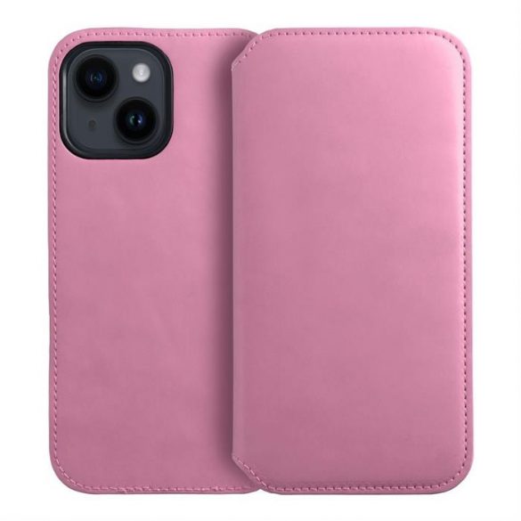 Carte Dual Pocket pentru IPHONE 15 PLUS roz deschis