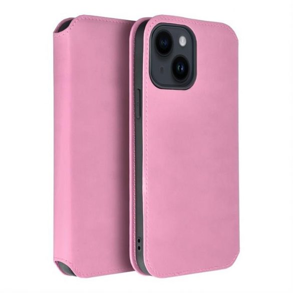 Carte Dual Pocket pentru IPHONE 15 PLUS roz deschis