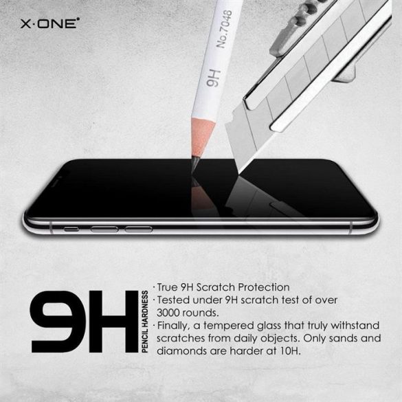 X-ONE Full Husă Extra Strong Matte - pentru iPhone 15 Pro Folie securizată 9H