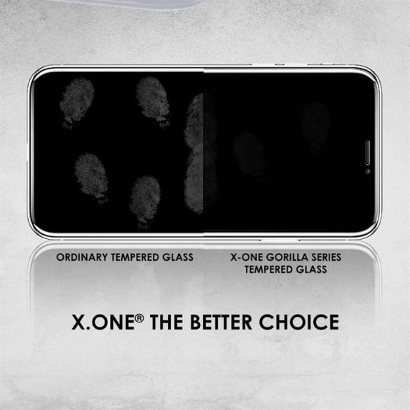 X-ONE Full Husă Extra Strong Matte - pentru iPhone 15 Pro Folie securizată 9H