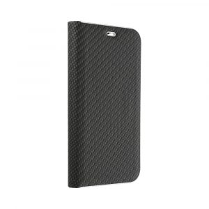 LUNA Book Carbon pentru IPHONE 15 negru