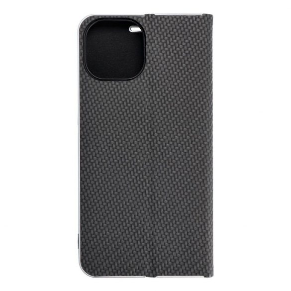 LUNA Book Carbon pentru IPHONE 15 negru