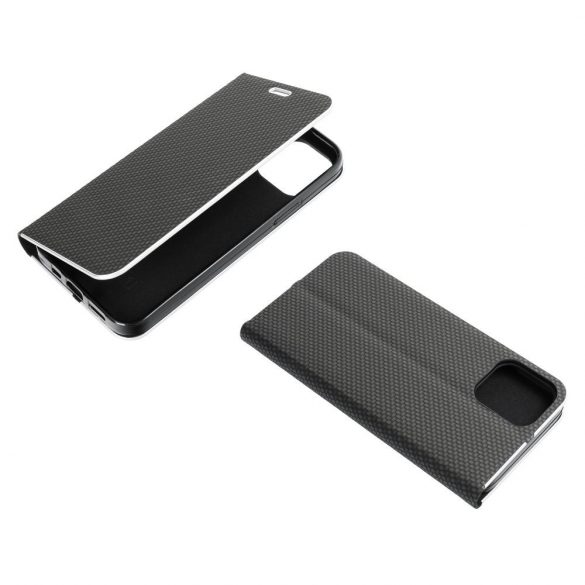 LUNA Book Carbon pentru IPHONE 15 negru