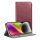 Husa carte Smart Magneto pentru IPHONE 15 PRO MAX burgundy