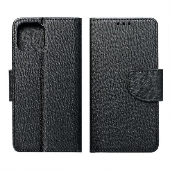 Husa Fancy Book pentru IPHONE 15 PLUS neagra