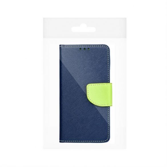 Husa Fancy Book pentru IPHONE 15 PRO navy/lime