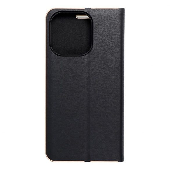 LUNA Book Gold pentru IPHONE 15 Pro negru