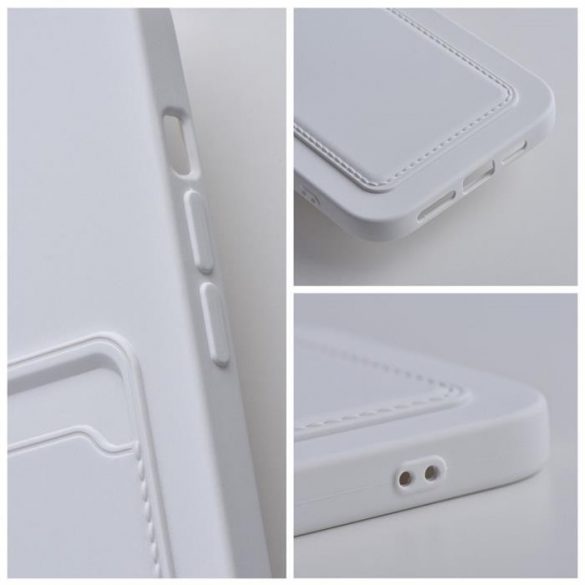 Husa CARD pentru IPHONE 15 alba