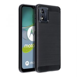 Husă CARBON pentru MOTOROLA E13 negru