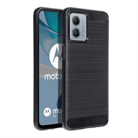 Husă CARBON pentru MOTOROLA G53 / G13 negru