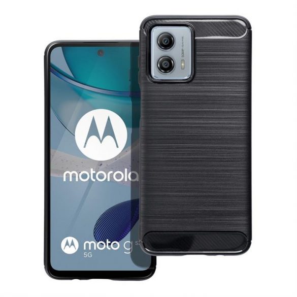 Husă CARBON pentru MOTOROLA G53 / G13 negru