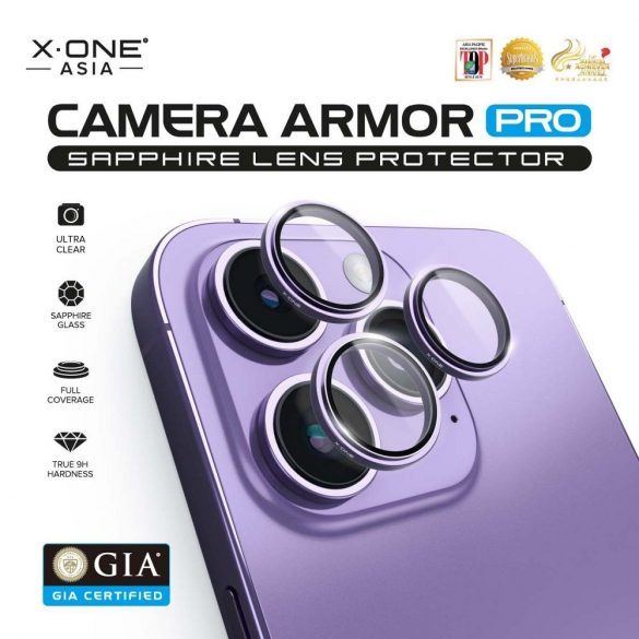 X-ONE Sapphire Camera Armor Pro - pentru iPhone 15/15 Plus