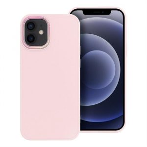 Husă FRAME pentru IPHONE 12 MINI roz pudră