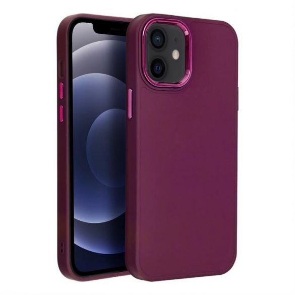 Husă FRAME pentru IPHONE 12 MINI violet