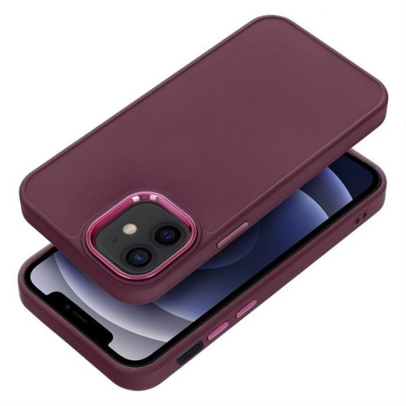 Husă FRAME pentru IPHONE 12 MINI violet