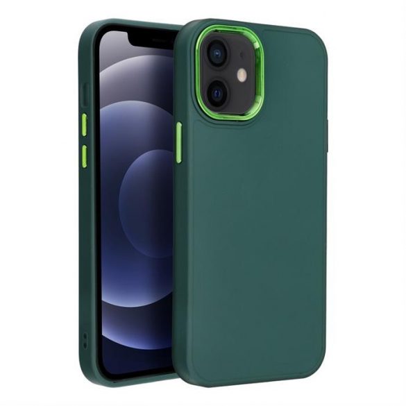 Husă FRAME pentru IPHONE 12 MINI verde