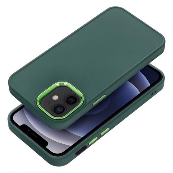 Husă FRAME pentru IPHONE 12 MINI verde