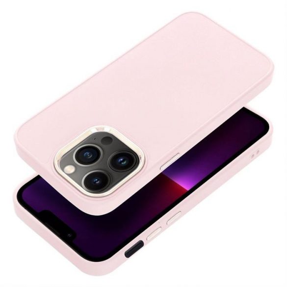 Husa FRAME pentru IPHONE 13 PRO roz pudrat