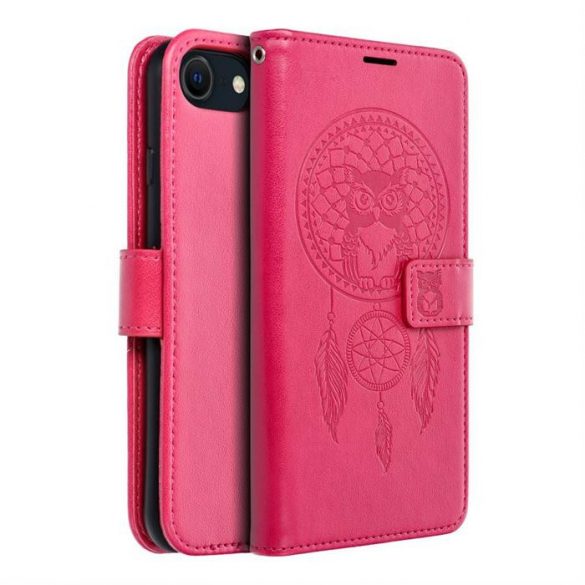 MEZZO Husă carte pentru IPHONE 7 / 8 / SE 2020 / SE 2022 dreamcatcher magenta