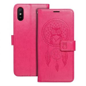 MEZZO Husă carte pentru XIAOMI Redmi 9AT / Redmi 9A Dreamcatcher magenta