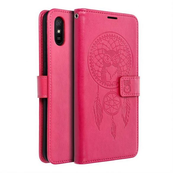 MEZZO Husă carte pentru XIAOMI Redmi 9AT / Redmi 9A Dreamcatcher magenta