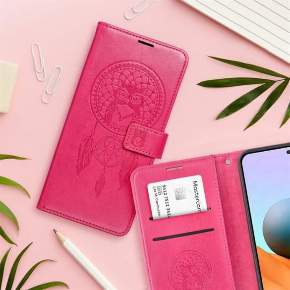 MEZZO Husă carte pentru XIAOMI Redmi 9AT / Redmi 9A Dreamcatcher magenta