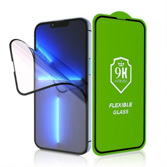 Bestsuit Flexible Hybrid Glass 5D pentru Apple iPhone 15 Plus negru