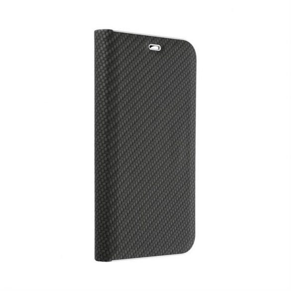 LUNA Husă tip carte Carbon pentru XIAOMI Redmi NOTE 12S negru