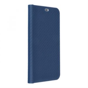 LUNA Husă tip carte Carbon pentru XIAOMI Redmi NOTE 12S albastru