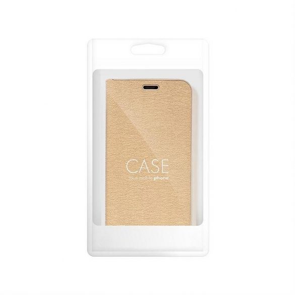 LUNA Husă tip carte Gold pentru XIAOMI Redmi NOTE 12S gold