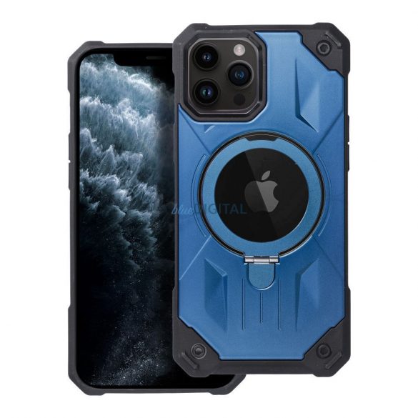 Husa Armor Mag Cover compatibila cu MagSafe pentru IPHONE 11 PRO MAX albastra